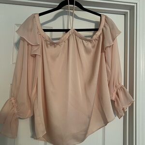 1 State halter style off the shoulder top